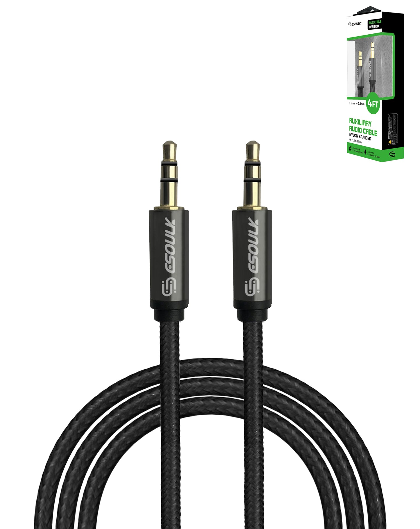Esoulk 4 FT 3.5mm AUX