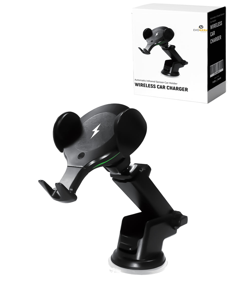 EVOGERA Wireless Car Charger w/Automatic Induction Car Holder