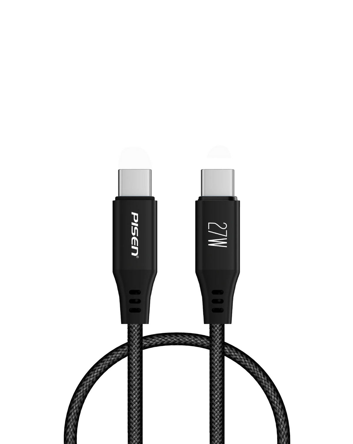 PISEN MagiPi Magloop USB C-C Fast Charging Cable (Black) (60W) (3ft)