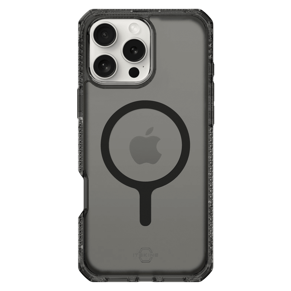 ITSKINS - Hybrid_R Vapor MagSafe Case for Apple iPhone 16 Pro - Smoke