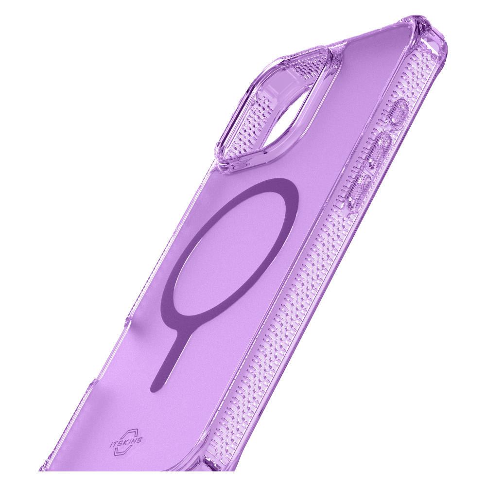 ITSKINS - Hybrid_R Vapor MagSafe Case for Apple iPhone 16 Pro - Light Purple