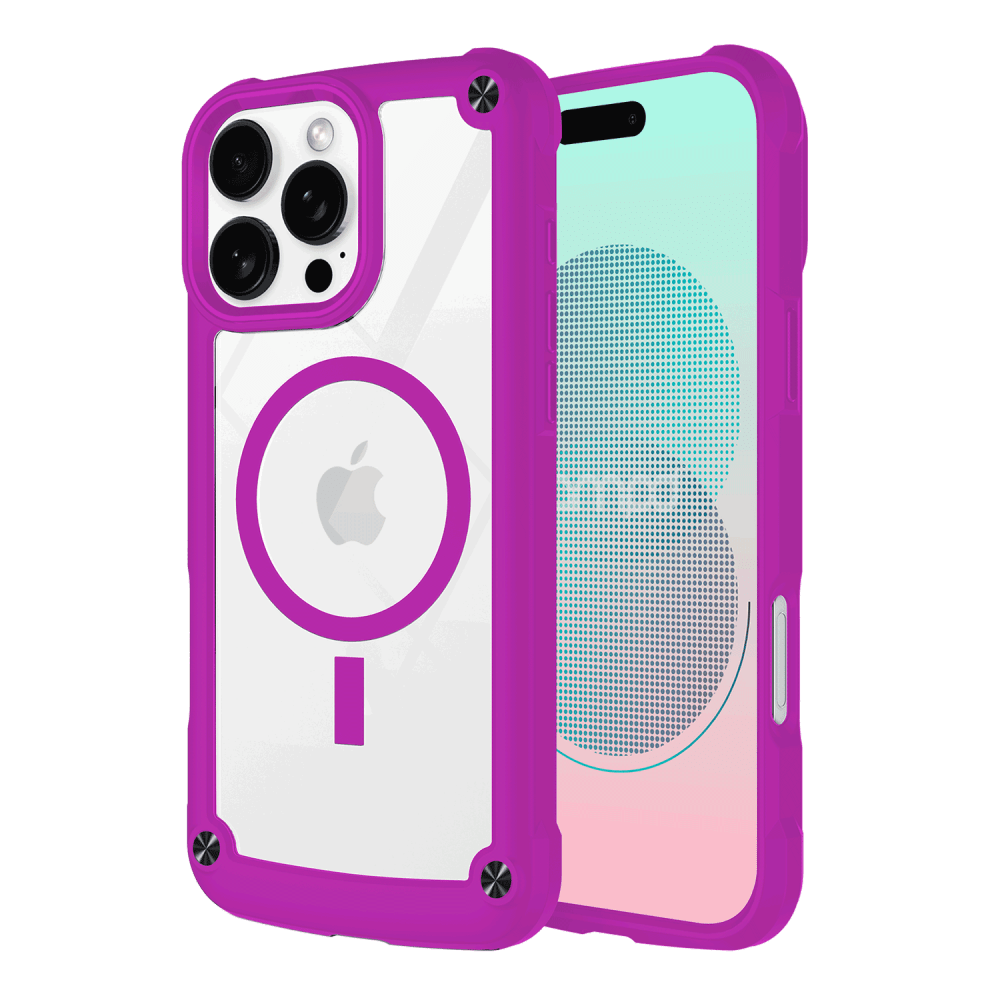 AMPD - DuraBump MagSafe Case for Apple iPhone 16 Pro - Purple