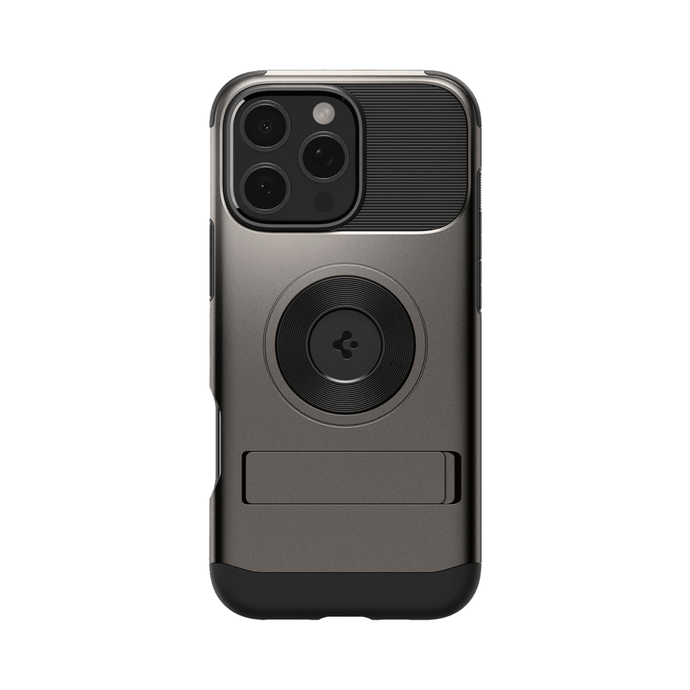 Spigen - Slim Armor MagSafe Case for Apple iPhone 16 Pro - Gunmetal