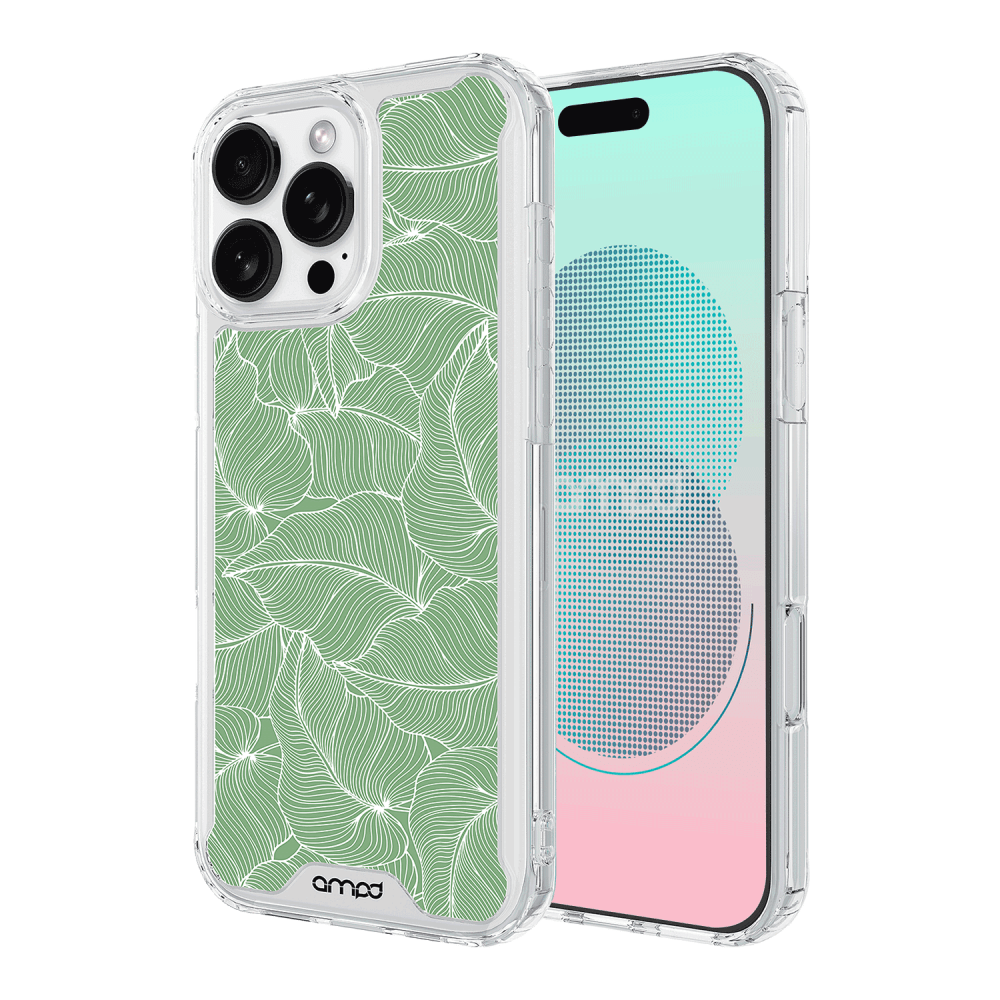 AMPD - TPU / Acrylic HD Print MagSafe Case for Apple iPhone 16 Pro - Palm