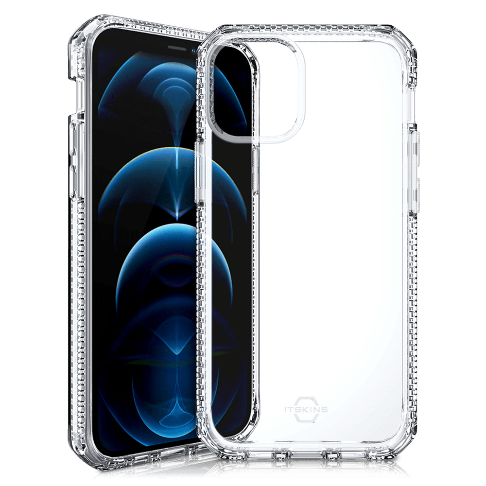 ITSKINS - Spectrum Clear Case for Apple iPhone 12 / 12 Pro - Transparent