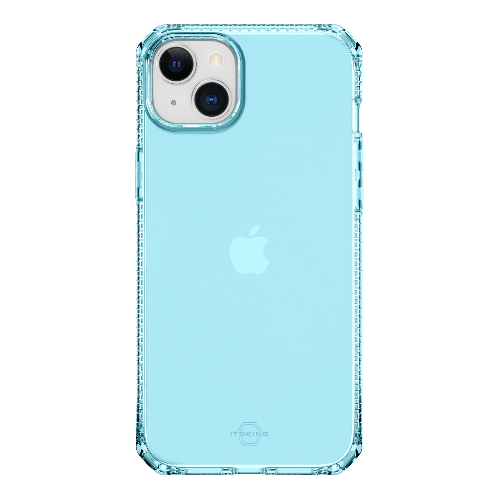 ITSKINS - Spectrum_R Clear Case for Apple iPhone 14 Plus - Light Blue