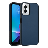 Moto G Power 5G 2024 Dual Layer Magnetic Hybrid Case Blue