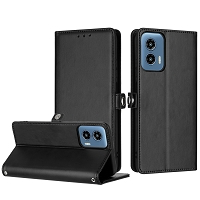 Moto G Play 4G 2024 Wallet Case Black