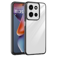 Moto G Stylus 5G 2025 Slim Fit Hard Clear Case Black