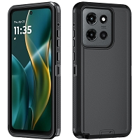 Moto G Stylus 5G 2025 Heavy Duty Case Black