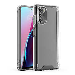Hybrid Case with Air Cushion Technology - CLEAR for Moto G 5G (2022)