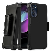Moto G 5G 2022 Protection Case With Clip Black