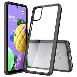 LG K53 Hybrid Case with Air Cushion Technology - BLACK