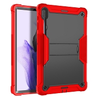 Samsung Galaxy Tab S8 Plus/S7 Plus/S7 FE DFAP Defender Case With Stylus Pen Slot Red/Pink