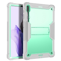 Samsung Galaxy Tab S8 Plus/S7 Plus/S7 FE DFAP Defender Case With Stylus Pen Slot Gray/Green