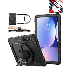 Silicone Hard Case for Galaxy Tab S10 Ultra / S9 Ultra / S8 Ultra (14.6") (BLACK)