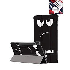 Old Style Notebook Design Case - Don't Touch for Galaxy Tab S10 Ultra / S9 Ultra / S8 Ultra (14.6")