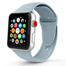 iWatch (42/44/45/49mm) Silicone Band - LIGHT BLUE