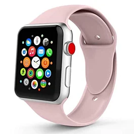 iWatch (42/44/45/49mm) Silicone Band - SOFT PINK