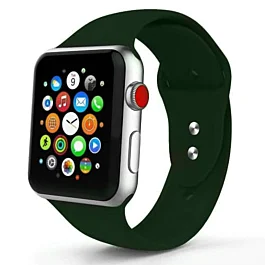 iWatch (42/44/45/49mm) Silicone Band - ARMY GREEN