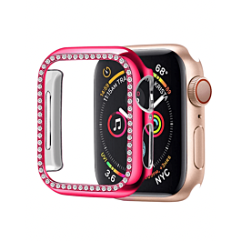 iWatch 45mm Stone PC Bumper Case - PINK