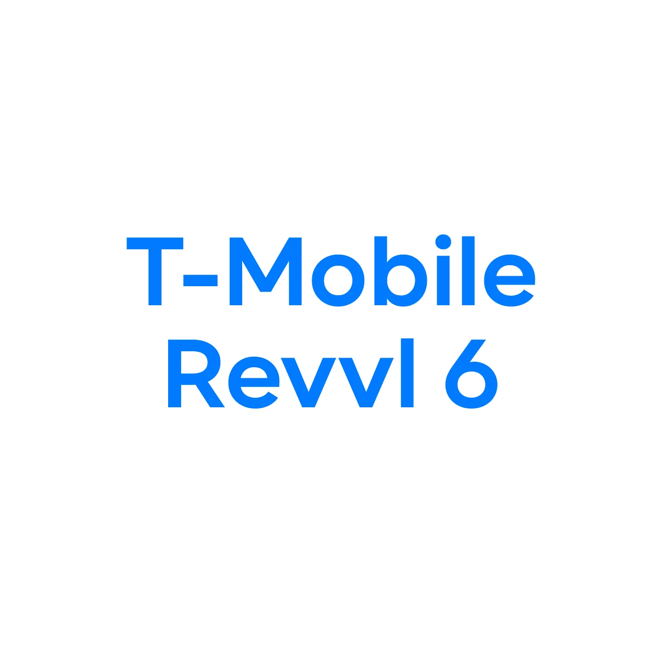 REVVL 6 Front Screen Replacement