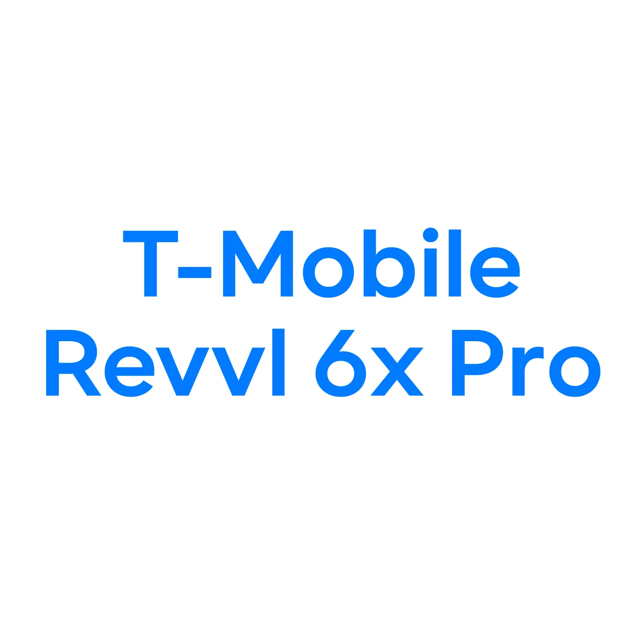 Revvl 6x Pro