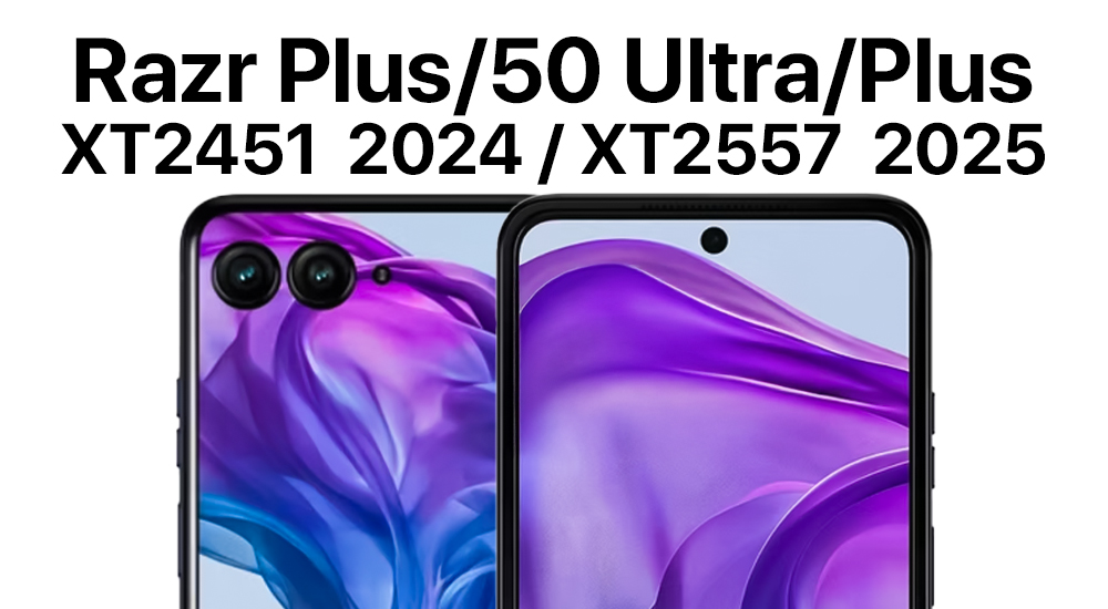 Razr Plus / Razr 50 Ultra (XT2451 / 2024) / Razr Plus (XT2557 / 2025) INSIDE