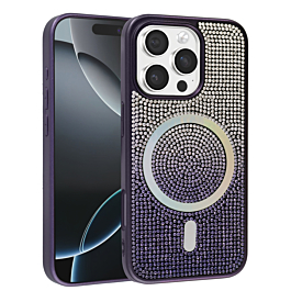 Full Glitter Case For 16 Pro- Purple
