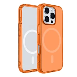 Mirror Finish Case For 16 Pro Max- Orange
