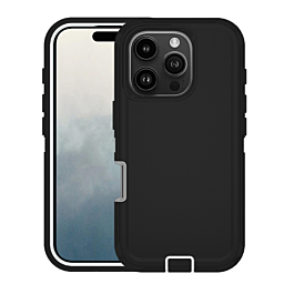 Defender For 16 Pro Max- Black/White