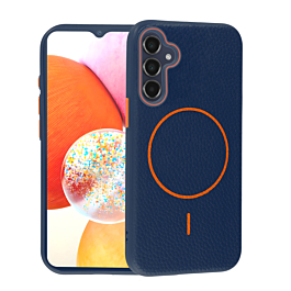 Leather Case For A15- Blue