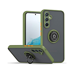 Matte Case With Ring Kickstand For A35- Green