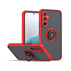 Matte Case With Ring Kickstand For A35- Red