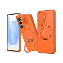 Matte Case With MagSafe Kickstand and Camera Cover For A36/A56- Orange