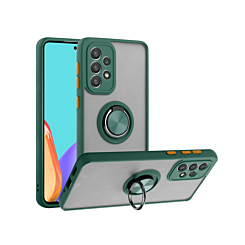 Matte Ring Stand Case For A53- Green