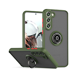 Matte case with ring stand For A54- Green