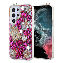 3D Glitter Design case For S23- 1