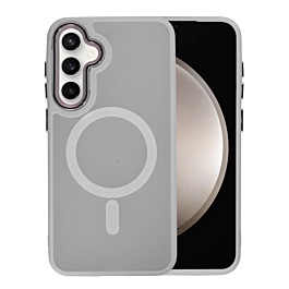 Matte Case With Wireless Charging For S24/S25 - Clear Pink