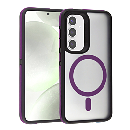 Matte TPU MagSafe Case For S24 Plus/ S25 Plus - Purple