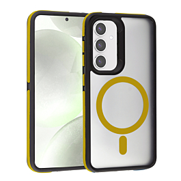 Matte TPU MagSafe Case For S24 Plus/ S25 Plus - Yellow