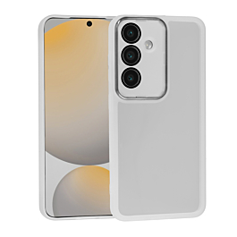 Transparent Silicone Case For S24 Plus/ S25 Plus - White