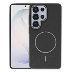 Leather Case For S25 Ultra- Black