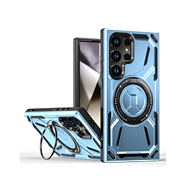 Rugged Case With MagSafe Kickstand For S25 Ultra- Blue