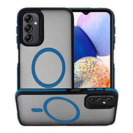 Matte Silicone with MagSafe For S25 FE- Blue
