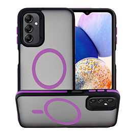 Matte Silicone with MagSafe For S25 FE- Purple