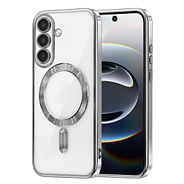 Shiny Case with MagSafe For Galaxy S26- Silver