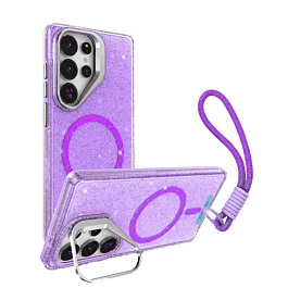 Glitter Case With MagSafe and KickStand For Galaxy S26 Ultra - 4