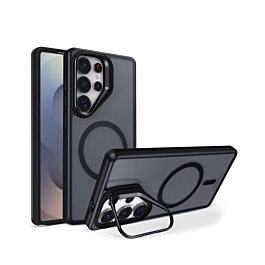 Matte Case With MagSafe Camera Kickstand For Galaxy S26 Ultra - Black