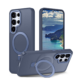 Matte Case With MagSafe Kickstand For Galaxy S26 Ultra - Blue